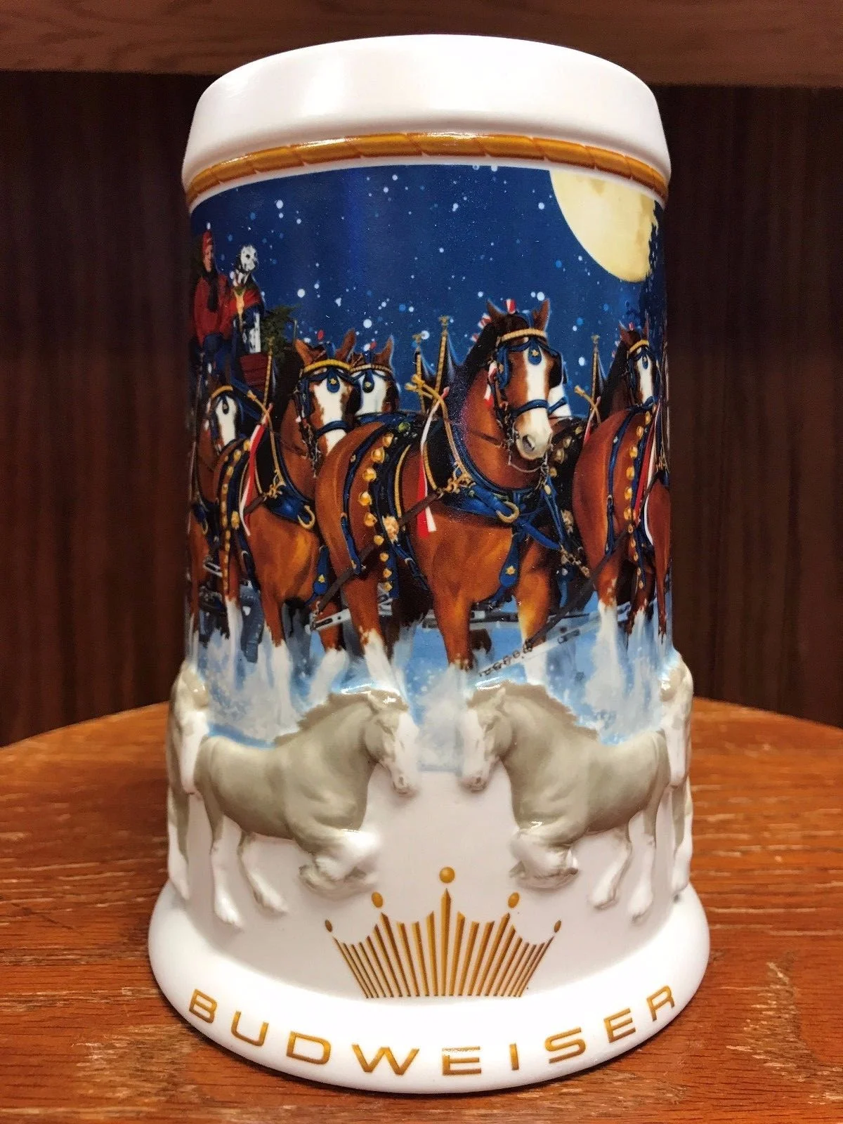 2005 Budweiser Holiday Stein with Certificate of Authenticity and Original Box